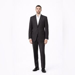 Joseph Abboud Charcoal Striped Blazer with Trousers